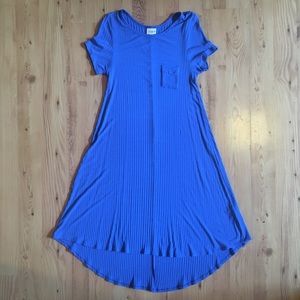 🎉🆕🎉 Super Soft Ribbed Blue Carly Dress